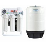 RO Reverse Osmosis Water Filtration System 400 GPD 20 G Tank Booster Pump